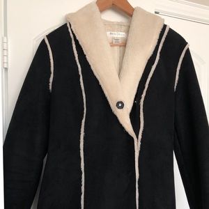 SOLD. White House black market shearling fur coat